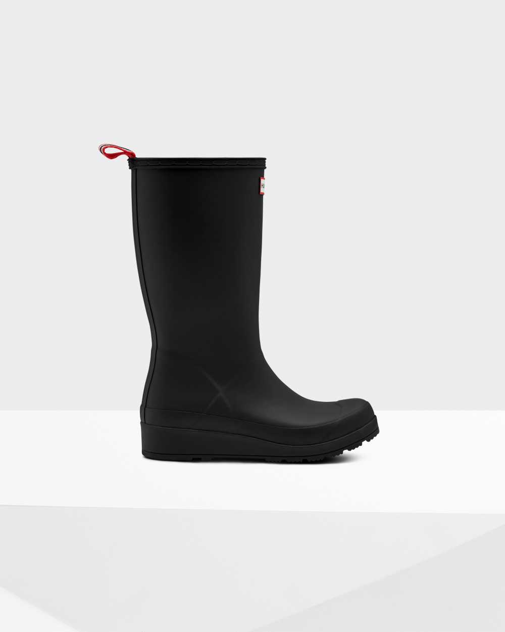 Hunter Original Play Tall Mid-Calf Women's Rain Boots NZ-97034R Black